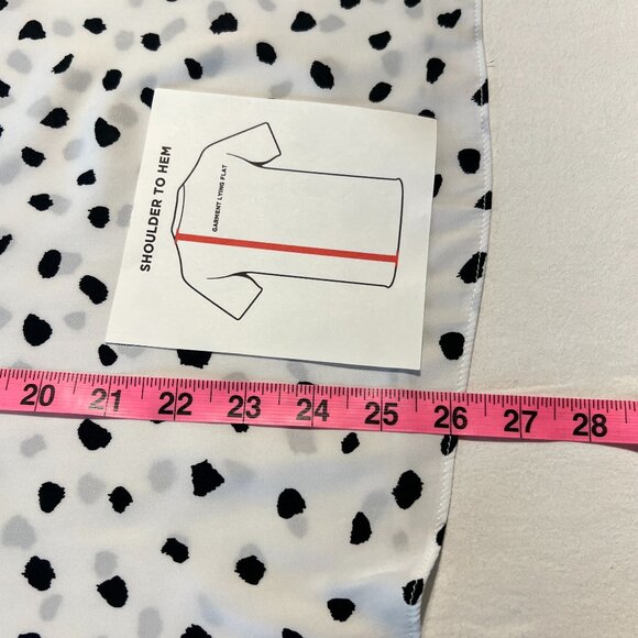 Jones & Co. Jones New York Polka Dot Blouse, Size L Feminine & Classic Preppy - Picture 6 of 10